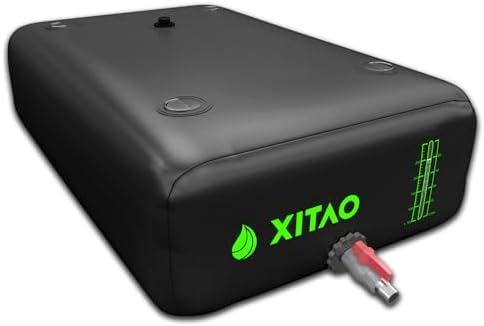 XITAO 63Gal Water Storage Bladder w/Water Level Indicator, Large Capacity Foldable Water Storage Containers, Portable Emergency Water Tank Water Bag for RVs, Fire Prevention, Irrigation