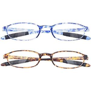 Mcoorn Lightweight Reading Glasses,Flexible(Memory Plastic) Readers,Unbreakable reading for Men and Women, +3.00