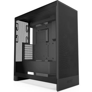 NZXT H7 Flow 2024 - Mid-Tower ATX Airflow Case - Includes Pre-Installed 3 x 120mm Fans - Supports Bottom Fans for Dedicated GPU Cooling - Cable Management - Black