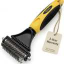 Pet Republique Matt Splitters Tool  Effective Mat Remover and De-matting Comb for Long-Haired Dogs, Cats, Rabbits  Regular 12+23 Teeth Design