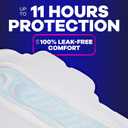 Always Ultra Thin Feminine Pads with Wings for Women, Size 4, Overnight Absorbency, Unscented, Up to 100% Leak-Free Comfort, 96 Count