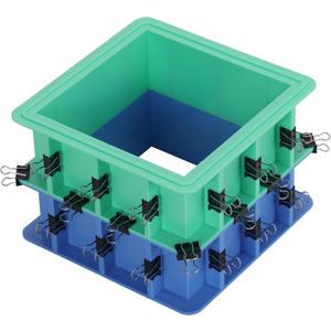 BBDINO Adjustable Mold Housing Kit for Silicone Mold Making - 2 Sets Easy Demolding Box - Free Combination & Tierable- Ideal for Silicone/Soap/Wax Molds