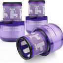 V11 Vacuum Filter Replacement for Dyson Cyclone Absolute Motorhead Animal Total Clean, Compatible with Dyson No. 970013-02 Filter Parts, Washable Reusable 3 Pack