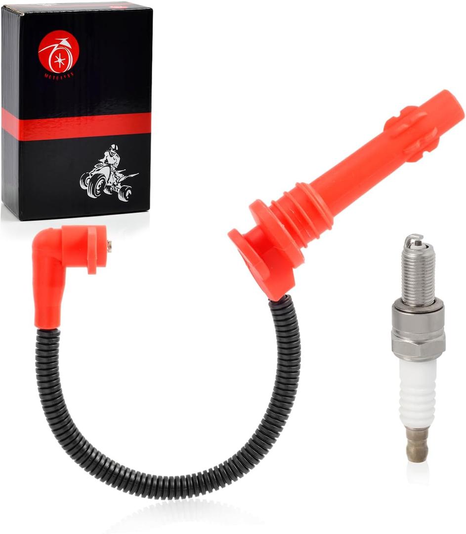 Ignition Coil Cap w/Wire and Spark Plug For Sportsman 570 2014-2023 Sportsman 450 HO 2016 Hawkeye 325 2x4 2015 4014296 4014908