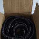 0.75 Inch Pond Tubing, 3/4" ID Corrugated Water Pipe, 20 Feet Length Flexible PVC Hose Pipe with Pipe Fittings, Aquarium, Pond Waterfall, Garden Pond Pump Drainage Tube Black
