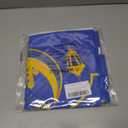 XCHI Blue Golden Castle Lantern Stars and Moons Ramadan Kareem Tablecloth Round Table Cloth Table Covers for Indoor Dining Home Party Decorations 60x60 Inch