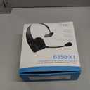 BlueParrott B350-XT Mono Bluetooth Wireless Headphones 96% Noise Canceling Over Head Trucker Headset with Mic, Adjustable Lightweight Headband, IP54-Rated Protection, 24 hrs. Talk Time, Black