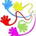 50 Pcs Bulk Sticky Hands for Kids - Mini Slappy Slap Little Small Hands Sticky Toy - Boys & Girls Goodie Bags Stuffers Party Favors for Birthday, Halloween, Treasure Box, Carnival Prizes Rewards