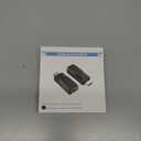HDMI Extender Over Cat5e/ 6/ 7, HDMI Adapter, No Delay, Plug & Play, 1080P Full HD Transmit Up to 394 Ft, HDCP1.2