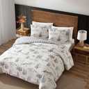 Eddie Bauer - King Comforter Set, Reversible Bedding with Matching Sham(s), Super Soft and Cozy Home Decor (Rocky Mountain Cabin Grey, King)