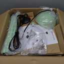 COSYLUX Modern Floor Lamp for Living Room, Industrial Tall Standing Lamp for Bedroom, Metal Shade Reflecting Light Reading Floor Lamp for Office, Nursery Room, Corner(Pastel Green)