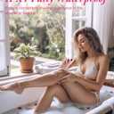 Bikini Trimmer for Women, 3 in 1 Hypoallergenic Painless Ceramic Blade Electric Face Razors for Shaving, Facial Pubic Hair Removal Shaver for Shower Use Summer Essentials (Light Red)