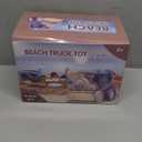 Beach Toys for Kids Ages 4-8, Toddler Snow Toy Set Includes Beach Truck, Bucket, Shovel, Rake, Scoop, Trowel, Sandbox Toy for Toddlers Ages 3-5, Travel Beach Sand Toys for Kids Ages 8-12