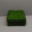 Progoal Artificial Grass Turf Tile Fake Grass Flooring Mat Interlocking Self-draining 12''x12'', 1.7'' Height (1.38in Grass) (B-Green-9)