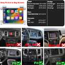 5GWiFi Upgrade Radio for Jeep Grand Cherokee 2014-2021, Dodge RAM 1500/2500/3500 2013-2018, Dodge Challenger Charger Durango 2015-2023, Touch Screen Car Stereo Carplay GPS (Only Fit 8.4inch Screen)