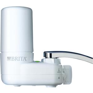 Brita Faucet Mount Water Filtration System, BPA-Free Faucet Water Purifier, Reduces 99% of Lead, Lasts Four Months or 100 Gallons, Kitchen Accessories