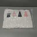 ASTANFY Christmas Sweatshirt Womens Christmas Tree Sweatshirts Xmas Lightweight Pullover (White, XXL)