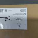 MINKA-AIRE F727-BN/SL Rudolph 52" 3-Blade Ceiling Fan in Brushed Nickel Finish with Silver Blades