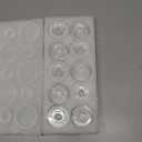 Glasseam Glass Tapered Candlestick Holders: 10Pcs Small Taper Candle Holders Bulk Clear Candle Sticks Holder Decor Short Modern Candle Holder for Table Centerpiece Wedding Christmas Dinner Party