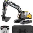 DOUBLE E Hobby Volvo EC160E Remote Control Excavator - 1:14 Full Metal RTR Electric Version E010, 22.5 inches
