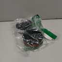 Boao 2 Rolls Christmas Buffalo Plaid Ribbon 1 Inch 30 Yard Red Black and White Black Checkered Wrapping Ribbon Wired Edge Burlap Gingham for Craft Wreath Christmas Tree Gift Decor