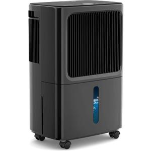 2500 Sq.Ft Dehumidifiers for Home with Drain Hose Max 34 Pints, VEAGASO Dehumidifier for Basement, Bathroom, Bedroom, Three Modes, Intelligent Humidity Control, Dry Clothes, 24HR Timer BLACK