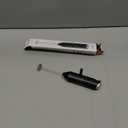 Bonsenkitchen Powerful Milk Frother for Coffee, Fast Handheld Drink Mixer with Stainless Steel Whisk, Battery Operated Hand Frother Stirrer Wand-Black