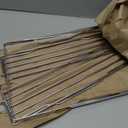 Adjustable Turkey Roast Rack, V Rack for Roasting Large Turkey, Turkey Cooking Rack Chicken Rack for Oven, Smokers, Grills, Foldable V-Shaped Chicken Roaster Stand, Stainless Steel Roasting Rack,Large