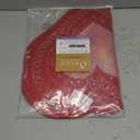 OWENIE Valentines Day Heart Placemats Set of 4, Embroidered Red Gillter Heart with Sequins Valentines Table Mats, and Wedding Table Decor,13.5 x 15, Red