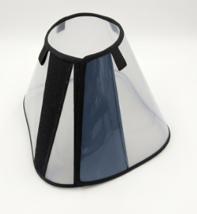 Dog Cone Collar Adjustable After Surgery, Comfortable Pet Recovery Collar & Cone for Large Medium Small Dogs, Elizabethan Dog Neck Collar Plastic Practical （L）