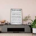 The Man in the Arena Poster Motivational Quote Canvas Print Positive Speech Quotes Posters Inspirational Canvas Wall Art Office Home Wall Decor Gift 16x24Inch (Canvas Framed)