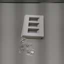 (5 Pack) BESTTEN USWP6 Matte Snow White 3-Gang Screwless Wall Plate, Decorator Outlet Cover, H4.69 x W6.54, for Light Switch, Dimmer, USB, GFCI, Receptacle