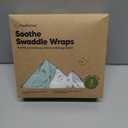 3-Pack Organic Baby Swaddle Sleep Sacks - Swaddles for Newborns, Infant 0-3 Months, Baby Girls, Boys, Soft & Snug Newborn Sleep Sack, Nursery Swaddling Blankets (Bunnies) (One Size)