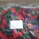 HyeFlora Bougainvillea Artificial Hanging Flowers Plants for Outdoors Decoration, 2pcs Fake Flowers Bougainvillea Vines Realistic UV Resistant Silk Flower for Outside Planter Porch Patio Yard Urn, Mix (Purple + Red)