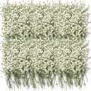 Tinideya 100 Pcs Dried Babys Breath Flowers Bulk Babys Breath Real Pressed Flowers Natural Gypsophila for Resin Wedding Art Craft Baby Shower DIY Invitations Scrap Booking Card Making(Ivory White)