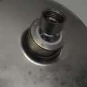 High Pressure Shower Head  AntiClogging Silicone Nozzles  2.5 GPM Removable Restrictor  Easy to Clean Adjustable Replacement  easy to install with Plumbers Tape  6 inch  Brushed Nickel Finish