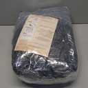 INVENHO Large Dog Bed for Large Medium Small Dogs, Rectangle Washable Orthopedic Dog Bed, Soft Calming Sleeping Puppy Bed Durable Pet Cuddler with Anti-Slip Bottom L(30"x24"x9") (Grey)