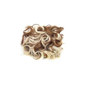 Curly Gray hair bun Elastic Net Synthetic Hair Bun With Two Plastic Combs Updo Cover Accessories For Women 12H613