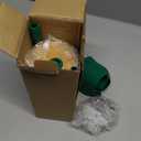 Sursip Glass Cup Tumbler with Straw and Lid, 20 oz Reusable Borosilicate Glass Coffee Cup with Lids for Iced Coffee, Smoothie, Boba, Juice,Travel to Go Tumbler BPA-Free - Forest Green