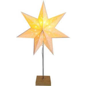 Table Lamp Paper Lamp Able Lamp Standing Lamps with Rice Paper Shade for Bedroom Livingroom (Star)