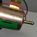 Electric Fuel Pump 12V Universal Low Pressure 12 Volt Transfer Inline Fuel Pump for Lawn Mower Carburetor Gas Diesel Engine 2.5-4psi HEP-02A