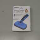 Swihauk Self Cleaning Slicker Brush - Skin Friendly Deshedding Grooming Tool for Dogs & Cats, Suitable for Shedding & Haired Pets, with Pet Supplies Accessories, Blue