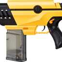 Gel Ball Blaster Kit: Yellow Powerful Fully Automatic Rechargeable 200 Fps Blaster Rifle, Toy Gel Blasters, Large Capacity Clip