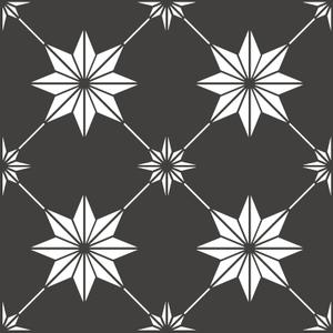 FloorPops Black Rigel Peel & Stick Floor Tiles, FP3990 (Pack of 10 Tiles)