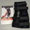 Knee Braces for Knee Pain Women Men, 16inch Hinged Knee Brace with for Side Stabilizers Meniscus Tear Knee Pain ACL MCL Injury Recovery Wraparound Knee Support with 4 Adjustable Compression Straps (Large, Upgrade Version)