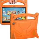 Shockproof Case for 8inch Tablet(12th/10th Generation, 2024/2022/2020 Release)-SHERBORN Lightweight Shockproof Case with Stand Handle,Incompatible with iPad Samsung Tablet-Orange