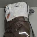 Dark Flax Heavy Burlap Room Darkening Curtains 96 Inches Long for Bedroom, Rustic Boho Pinch Pleated Blackout Linen Drapes 40x96 Inch Length 2 Panels Set Slide Door Curtain Decor with Adjustable Hooks