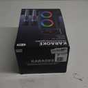 Karaoke Machine, Portable Bluetooth Speaker with 2 Wireless Karaoke Microphones, Karaoke Machine for Adults Kids with PA System,Powered Cabinets Support TWS/TF/USB/AUX for Home Party Stage,Xmas Gifts (Black)