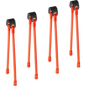 Shappy Slingshot Replacement Band Sets Heavy Pull Slingshot Replacement Rubber Bands Tubular Elastic Rubber Band for Hunting Catapults Outdoor Games(4 Pieces)