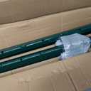 ARIFARO Metal Fence Posts 7 Feet assemblable,Pack of 10,Sturdy Duty No Digging Garden U Post for Wire Fencing Steel Poles for Yard, Outdoor